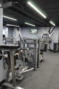 Fitness centrum a/nebo fitness zařízení v ubytování 7 Days City Hotel