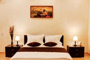 Кровать или кровати в номере Alfa Hotel