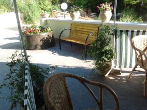 Balkón nebo terasa v ubytování B&B Il Fruscio