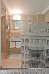 Koupelna v ubytování Basic Hotel Innsbruck