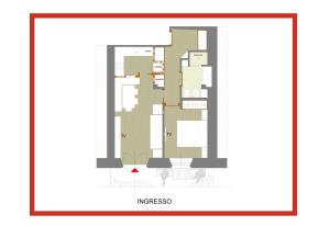 a floor plan of a house at Daniela Apartment in Cortina dʼAmpezzo