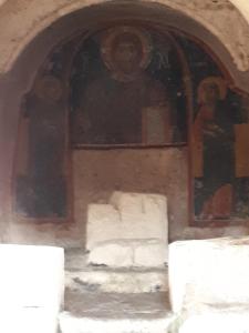 Posezení v ubytování Masseria Cassiere