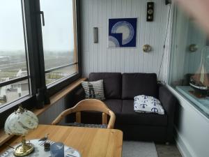 Posezení v ubytování Ferienwohnung Marina Wendtorf