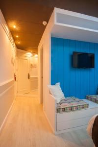 Posteľ alebo postele v izbe v ubytovaní Hotel Ribes Roges