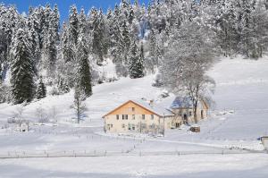 Relais de la Baume v zimě