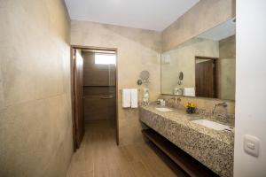 Koupelna v ubytování Hotel Las Dunas