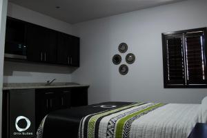 TV a/nebo společenská místnost v ubytování Hotel Onix Suites