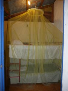 A bed or beds in a room at Ecotopía Park