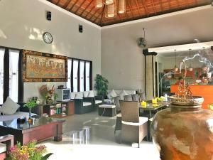 Posezení v ubytování Lebak Bali Residence