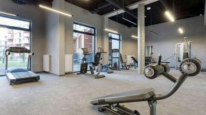 Posilňovňa alebo fitness centrum v ubytovaní Aqua Holiday Apartments Beach#Pool#Sauna no limit + 37 fotografií