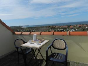 Balkón nebo terasa v ubytování Hôtel Le Vivier WISSANT - Vue Mer - Côte d'Opale - Baie de Wissant - 2CAPS