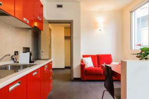 A kitchen or kitchenette at Residence Osoppo
