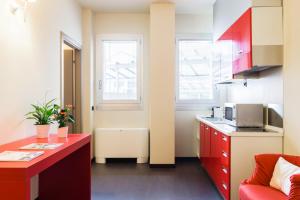 A kitchen or kitchenette at Residence Osoppo