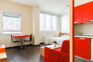 A bed or beds in a room at Residence Osoppo