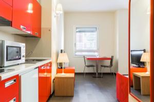 A kitchen or kitchenette at Residence Osoppo