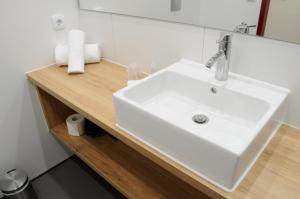 Koupelna v ubytování Hotel Credé