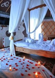 Postel nebo postele na pokoji v ubytování Supara Chunkurchak