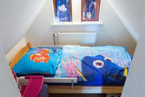 Postel nebo postele na pokoji v ubytování Ferienwohnung Lampe