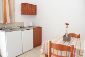 A kitchen or kitchenette at Nikos Studios Meltemi Family Suite Penthouse