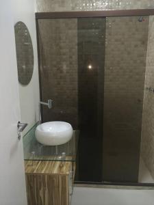 Ванна кімната в apartamento luxo copacabana