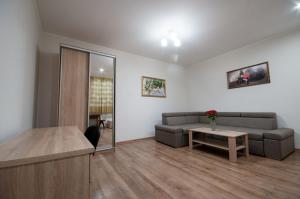 Χώρος καθιστικού στο Wonderful flat on city center (Mukachivska 4/19)