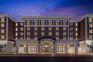a rendering of the front of a building at The Hancock Hotel in Findlay