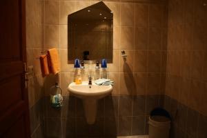 Koupelna v ubytování Ferienwohnung und Pension Gürtler