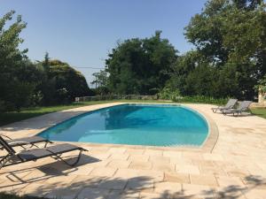 The swimming pool at or close to Anna's Mansion