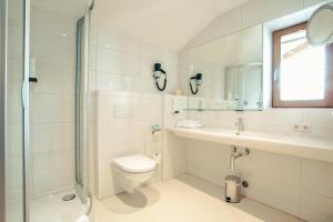 Vannituba majutusasutuses Hotel garni Kranzbichlhof