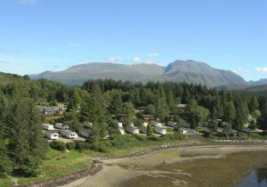 A bird's-eye view of Linnhe Lochside Holidays 