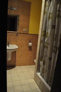 Koupelna v ubytování Hotel Mladosť