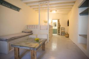 Posezení v ubytování Pyrgos Stone House