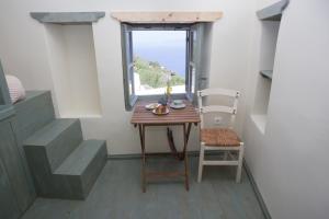 Balkón nebo terasa v ubytování Pyrgos Stone House