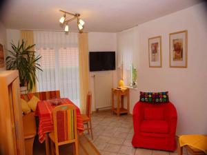 Μια τηλεόραση ή/και κέντρο ψυχαγωγίας στο Ferienwohnung Seeberger