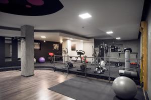 Fitness center at/o fitness facilities sa Hotel Tychy