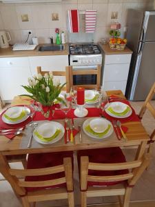 Kuchyňa alebo kuchynka v ubytovaní Apartment Karpacz