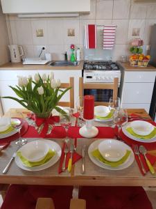 Kuchyňa alebo kuchynka v ubytovaní Apartment Karpacz