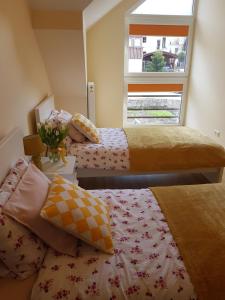 Posteľ alebo postele v izbe v ubytovaní Apartment Karpacz