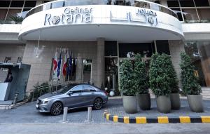 a car parked in front of a building at Gefinor Rotana &ndash; Beirut in Beirut