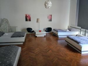 Postel nebo postele na pokoji v ubytování Apartments Týnská 7
