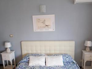 Posteľ alebo postele v izbe v ubytovaní Blue Sky House