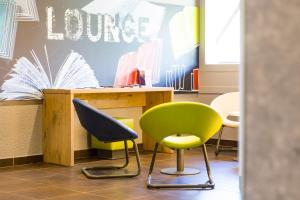 Posezení v ubytování ibis budget Quimper