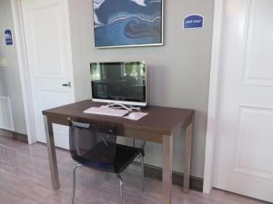 TV a/nebo společenská místnost v ubytování Hotel Blue - Woodlands
