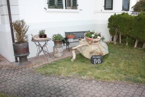 Vrt pred nastanitvijo B&B Stirnimann