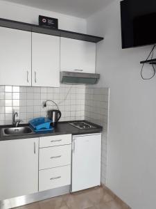 A kitchen or kitchenette at Apartments Irina