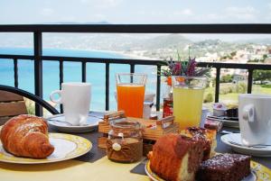 Morgenmad for gæster der bor på Belvedere Hotel-B&B