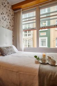 Posteľ alebo postele v izbe v ubytovaní Hostal Zahara