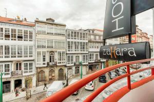 Výhľad na mesto Ferrol alebo výhľad na mesto priamo z penziónu