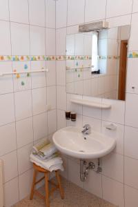 Koupelna v ubytování Bauernhof Flucher-Plaschg