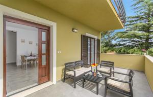 Balkón nebo terasa v ubytování Apartments Katja